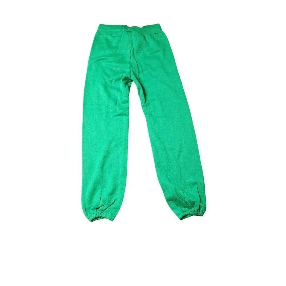 Vintage 80s Speedo Drawstring Waist Joggers Pants Womens Size XS Green